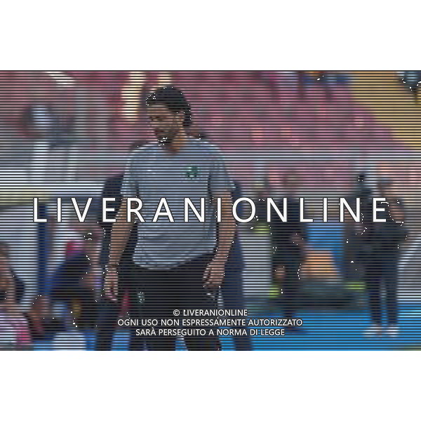 TVEM September 24, 2024 Lecce, Italy - US Lecce vs US Sassuolo - Coppa Italia round of 16 match 2024/25 - Via Del Mare Stadium. In the pic: coach Fabio Grosso of US Sassuolo foto emmanuele mastrodonato-ag aaldo liverani sas