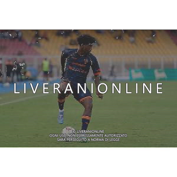 TVEM September 24, 2024 Lecce, Italy - US Lecce vs US Sassuolo - Coppa Italia round of 16 match 2024/25 - Via Del Mare Stadium. In the pic: Andy Pelmard of US Lecce foto emmanuele mastrodonato-ag aaldo liverani sas