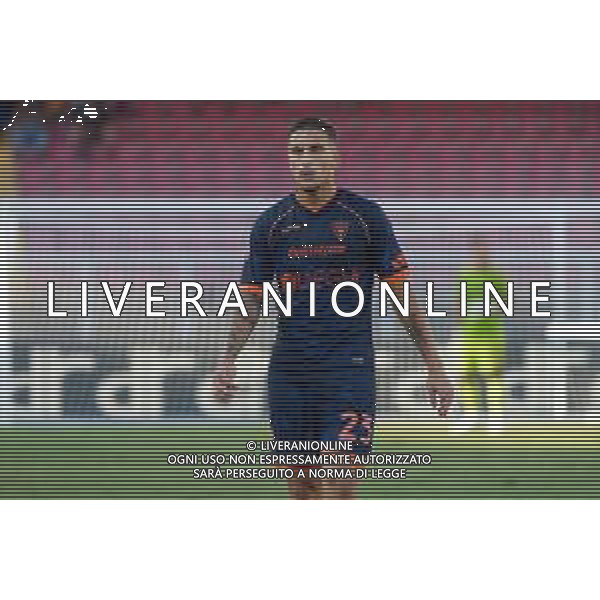 TVEM September 24, 2024 Lecce, Italy - US Lecce vs US Sassuolo - Coppa Italia round of 16 match 2024/25 - Via Del Mare Stadium. In the pic: Rares Burnete of US Lecce foto emmanuele mastrodonato-ag aaldo liverani sas