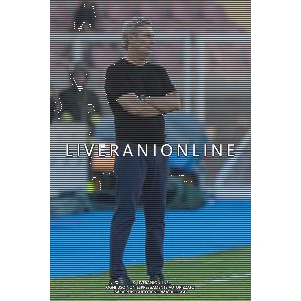 TVEM September 24, 2024 Lecce, Italy - US Lecce vs US Sassuolo - Coppa Italia round of 16 match 2024/25 - Via Del Mare Stadium. In the pic: coach Luca Gotti of US Lecce foto emmanuele mastrodonato-ag aaldo liverani sas