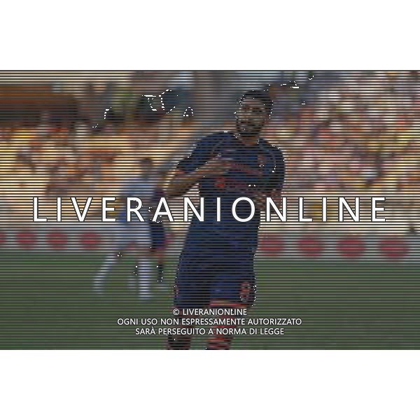 TVEM September 24, 2024 Lecce, Italy - US Lecce vs US Sassuolo - Coppa Italia round of 16 match 2024/25 - Via Del Mare Stadium. In the pic: Hamza Rafia of US Lecce foto emmanuele mastrodonato-ag aaldo liverani sas
