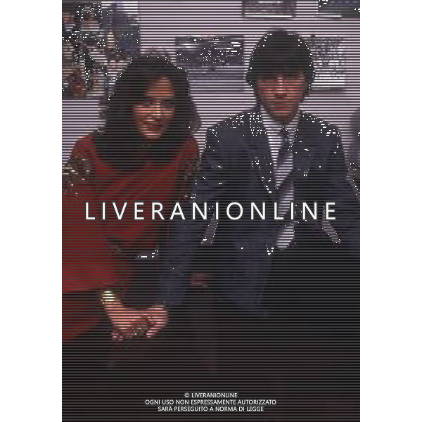 DIAP-1984 RETROSPETTIVA WALTER ZENGA CALCIATORE NELLA FOTO WALTER ZENGA CON LA MOGLIE ELVIRA CARFAGNA AG ALDO LIVERANI SAS
