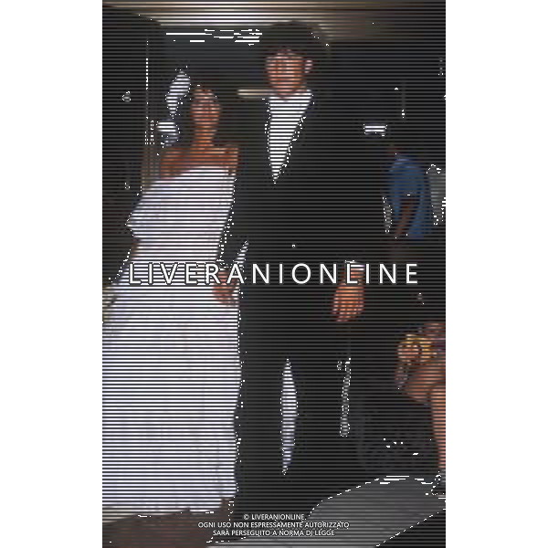 DIAP-1984 RETROSPETTIVA WALTER ZENGA CALCIATORE NELLA FOTO WALTER ZENGA CON LA MOGLIE ELVIRA CARFAGNA AG ALDO LIVERANI SAS