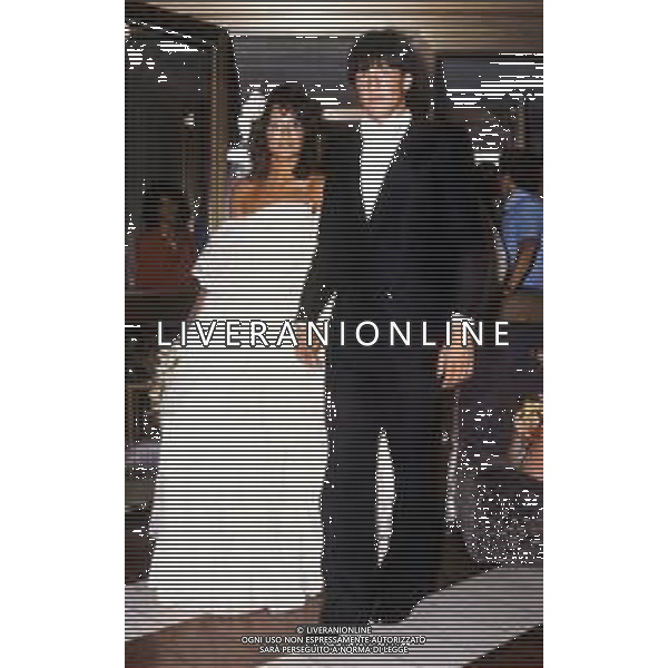 DIAP-1984 RETROSPETTIVA WALTER ZENGA CALCIATORE NELLA FOTO WALTER ZENGA CON LA MOGLIE ELVIRA CARFAGNA AG ALDO LIVERANI SAS