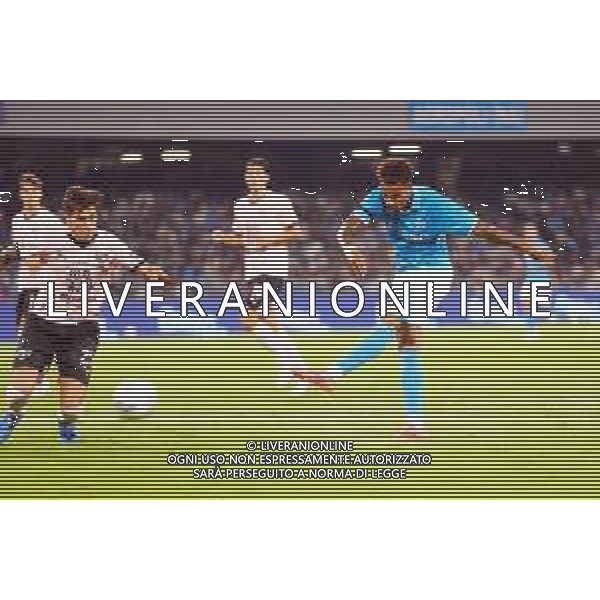 Napoli, Palermo Coppa Italia Nella foto: secondo gol Cyril Ngonge Foto Mosca, Ag.Liverani -NAPOLI - PALERMO COPPA ITALIA 26.09.2024