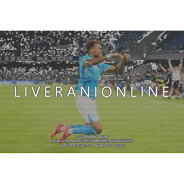 Napoli, Palermo Coppa Italia Nella foto: Esultanza Cyril Ngonge Foto Mosca, Ag.Liverani -NAPOLI - PALERMO COPPA ITALIA 26.09.2024