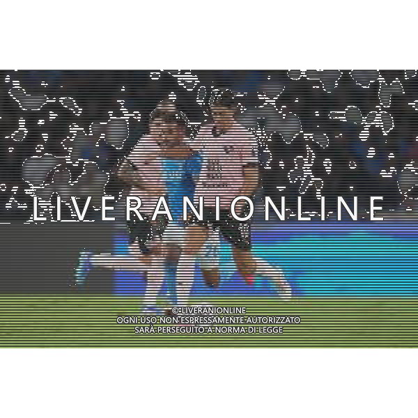 Napoli, Palermo Coppa Italia Nella foto: Filippo Ranocchia, Cyril Ngonge Foto Mosca, Ag.Liverani -NAPOLI - PALERMO COPPA ITALIA 26.09.2024