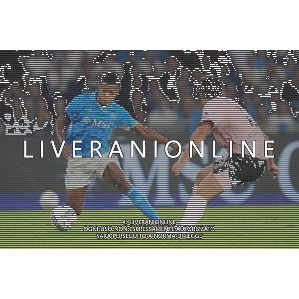 Napoli, Palermo Coppa Italia Nella foto: David Neres Foto Mosca, Ag.Liverani -NAPOLI - PALERMO COPPA ITALIA 26.09.2024