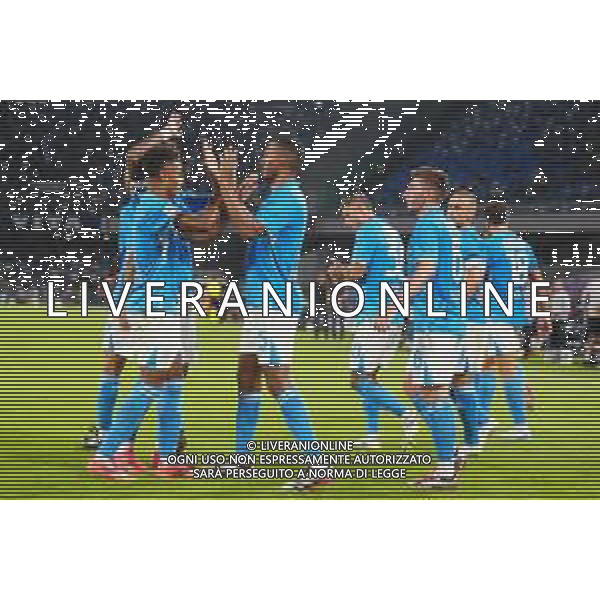 Napoli, Palermo Coppa Italia Nella foto: esultanza Juan Jesus Foto Mosca, Ag.Liverani -NAPOLI - PALERMO COPPA ITALIA 26.09.2024