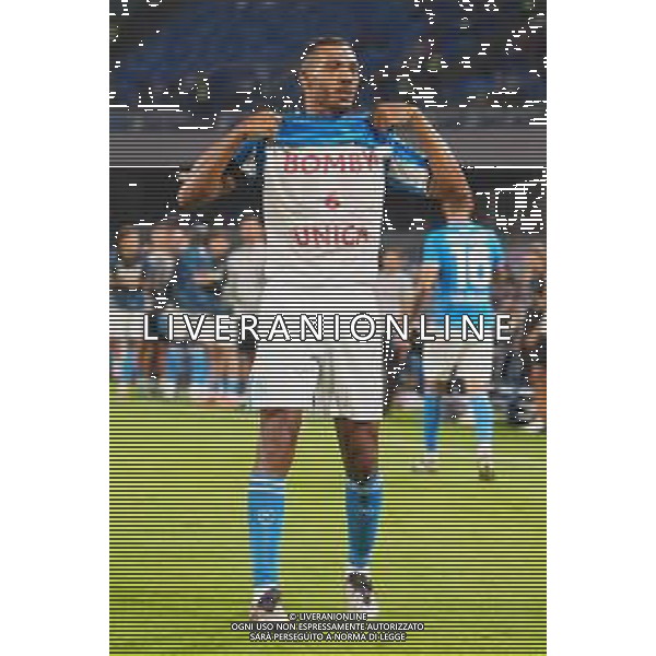 Napoli, Palermo Coppa Italia Nella foto: Juan Jesus esultanza Foto Mosca, Ag.Liverani -NAPOLI - PALERMO COPPA ITALIA 26.09.2024