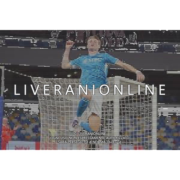 Napoli, Palermo Coppa Italia Nella foto: esultanza Scott McTominay Foto Mosca, Ag.Liverani -NAPOLI - PALERMO COPPA ITALIA 26.09.2024