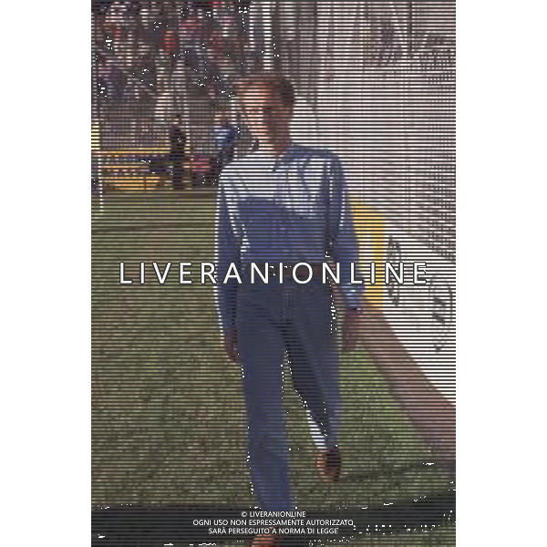 DIAP-RETROSPETTIVA LUCIANO ZECCHINI ALLENATORE CALCIO NELLA FOTO LUCIANO ZECCHINI ALLENATORE LECCO CALCIO NELL\'ANNO 1990 AG ALDO LIVERANI SAS