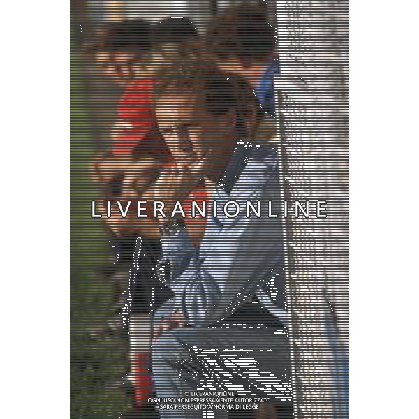 DIAP-RETROSPETTIVA LUCIANO ZECCHINI ALLENATORE CALCIO NELLA FOTO LUCIANO ZECCHINI ALLENATORE LECCO CALCIO NELL\'ANNO 1990 AG ALDO LIVERANI SAS