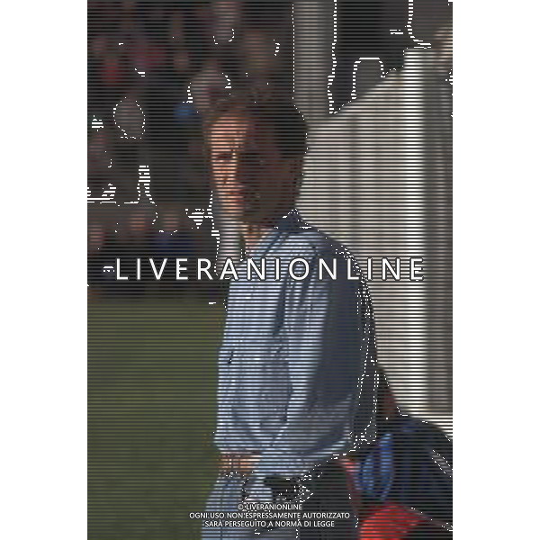 DIAP-RETROSPETTIVA LUCIANO ZECCHINI ALLENATORE CALCIO NELLA FOTO LUCIANO ZECCHINI ALLENATORE LECCO CALCIO NELL\'ANNO 1990 AG ALDO LIVERANI SAS