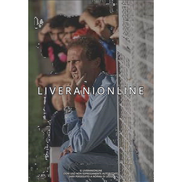 DIAP-RETROSPETTIVA LUCIANO ZECCHINI ALLENATORE CALCIO NELLA FOTO LUCIANO ZECCHINI ALLENATORE LECCO CALCIO NELL\'ANNO 1990 AG ALDO LIVERANI SAS