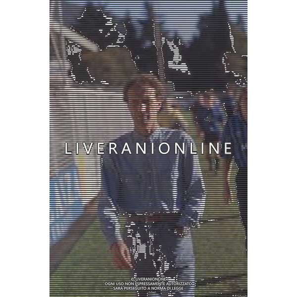 DIAP-RETROSPETTIVA LUCIANO ZECCHINI ALLENATORE CALCIO NELLA FOTO LUCIANO ZECCHINI ALLENATORE LECCO CALCIO NELL\'ANNO 1990 AG ALDO LIVERANI SAS