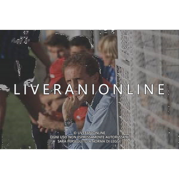 DIAP-RETROSPETTIVA LUCIANO ZECCHINI ALLENATORE CALCIO NELLA FOTO LUCIANO ZECCHINI ALLENATORE LECCO CALCIO NELL\'ANNO 1990 AG ALDO LIVERANI SAS