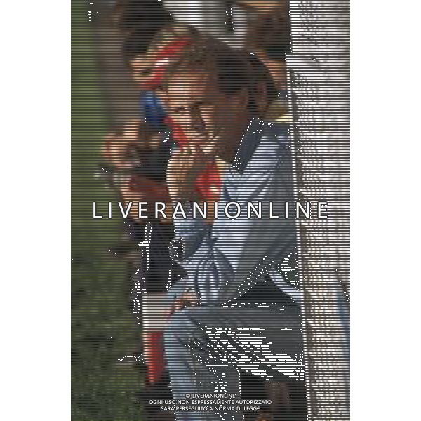 DIAP-RETROSPETTIVA LUCIANO ZECCHINI ALLENATORE CALCIO NELLA FOTO LUCIANO ZECCHINI ALLENATORE LECCO CALCIO NELL\'ANNO 1990 AG ALDO LIVERANI SAS