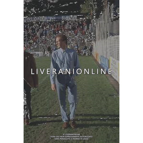 DIAP-RETROSPETTIVA LUCIANO ZECCHINI ALLENATORE CALCIO NELLA FOTO LUCIANO ZECCHINI ALLENATORE LECCO CALCIO NELL\'ANNO 1990 AG ALDO LIVERANI SAS