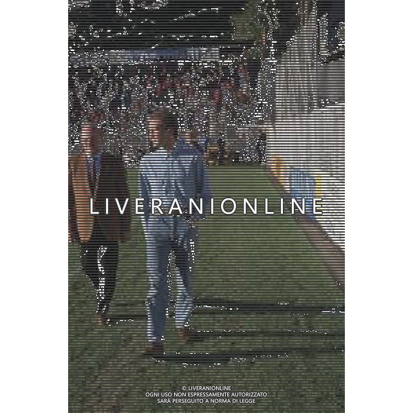 DIAP-RETROSPETTIVA LUCIANO ZECCHINI ALLENATORE CALCIO NELLA FOTO LUCIANO ZECCHINI ALLENATORE LECCO CALCIO NELL\'ANNO 1990 AG ALDO LIVERANI SAS