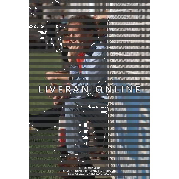 DIAP-RETROSPETTIVA LUCIANO ZECCHINI ALLENATORE CALCIO NELLA FOTO LUCIANO ZECCHINI ALLENATORE LECCO CALCIO NELL\'ANNO 1990 AG ALDO LIVERANI SAS