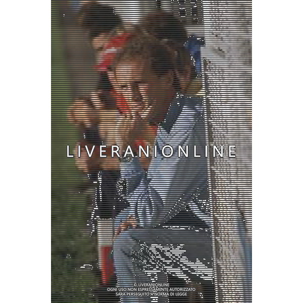 DIAP-RETROSPETTIVA LUCIANO ZECCHINI ALLENATORE CALCIO NELLA FOTO LUCIANO ZECCHINI ALLENATORE LECCO CALCIO NELL\'ANNO 1990 AG ALDO LIVERANI SAS