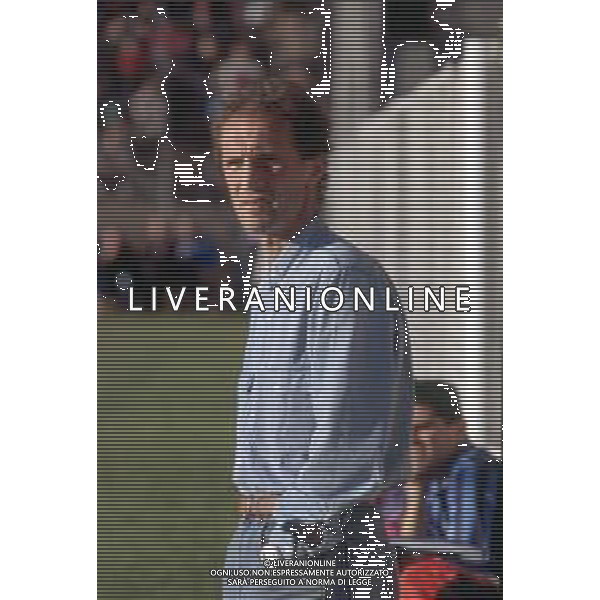 DIAP-RETROSPETTIVA LUCIANO ZECCHINI ALLENATORE CALCIO NELLA FOTO LUCIANO ZECCHINI ALLENATORE LECCO CALCIO NELL\'ANNO 1990 AG ALDO LIVERANI SAS