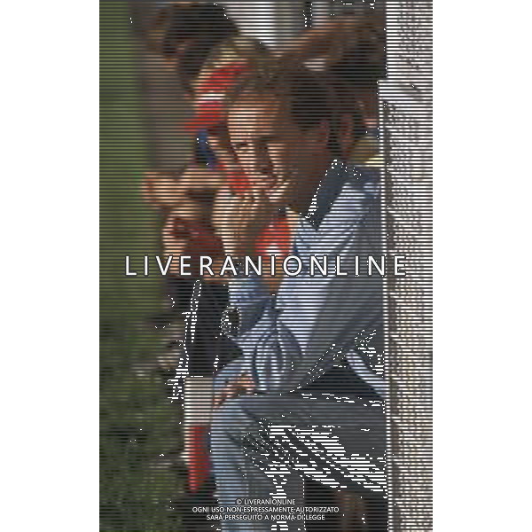 DIAP-RETROSPETTIVA LUCIANO ZECCHINI ALLENATORE CALCIO NELLA FOTO LUCIANO ZECCHINI ALLENATORE LECCO CALCIO NELL\'ANNO 1990 AG ALDO LIVERANI SAS