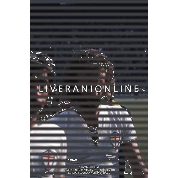 DIAP-RETROSPETTIVA LUCIANO ZECCHINI CALCIATORE  NELLA FOTO LUCIANO ZECCHINI CON LA MAGLIA DELLA SAMPDORIA CALCIO AG ALDO LIVERANI SAS 