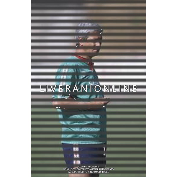 DIAP-RETROSPETTIVA CLAUDIO MASELLI ALLENATORE NELLA FOTO CLAUDIO MASELLI ALLENATORE GENOA CALCIO NELL\'ANNO 1993 AG ALDO LIVERANI SAS