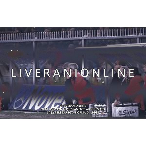 DIAP-RETROSPETTIVA CLAUDIO MASELLI ALLENATORE NELLA FOTO CLAUDIO MASELLI ALLENATORE GENOA CALCIO NELL\'ANNO 1993 AG ALDO LIVERANI SAS