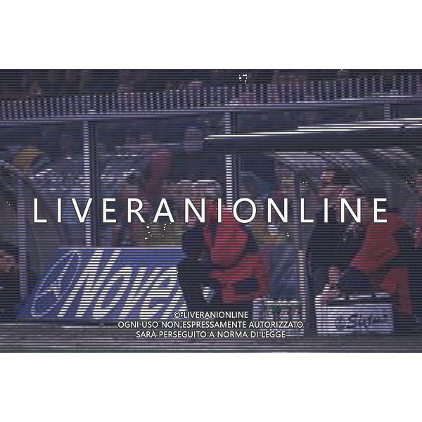 DIAP-RETROSPETTIVA CLAUDIO MASELLI ALLENATORE NELLA FOTO CLAUDIO MASELLI ALLENATORE GENOA CALCIO NELL\'ANNO 1993 AG ALDO LIVERANI SAS