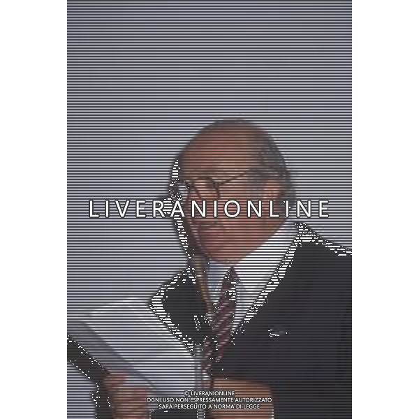 DIAP-RETROSPETTIVA GIOVANNI SPADOLINI POLITICO NELLA FOTO GIOVANNI SPADOLINI AG ALDO LIVERANI SAS
