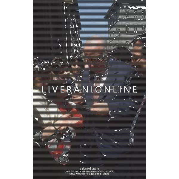DIAP-RETROSPETTIVA GIOVANNI SPADOLINI POLITICO NELLA FOTO GIOVANNI SPADOLINI A FIRENZE NELL\'ANNO 1985  AG ALDO LIVERANI SAS