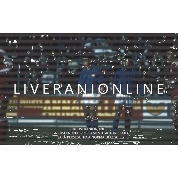 DIAP-RETROSPETTIVA LORENZO SCARAFONI CALCIATORE NELLA FOTO LORENZO SCARAFONI CON LA MAGLIA DELLA NAZIONALE ITALIANA UNDER 21 AG ALDO LIVERANI SAS 