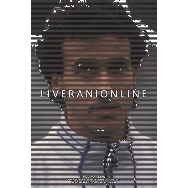 DIAP-RETROSPETTIVA LORENZO SCARAFONI CALCIATORE NELLA FOTO LORENZO SCARAFONI CON LA MAGLIA DELLA NAZIONALE ITALIANA UNDER 21 AG ALDO LIVERANI SAS 