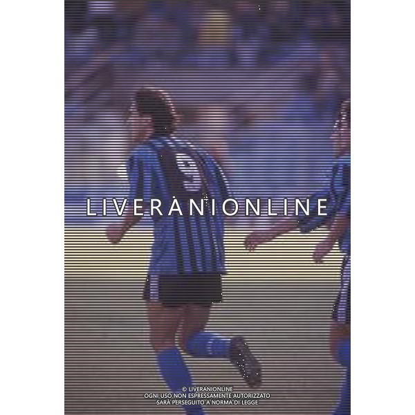 DIAP-RETROSPETTIVA LORENZO SCARAFONI CALCIATORE NELLA FOTO LORENZO SCARAFONI CON LA MAGLIA DEL PISA CALCIO AG ALDO LIVERANI SAS 