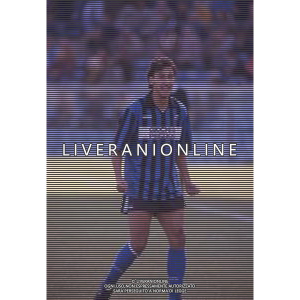 DIAP-RETROSPETTIVA LORENZO SCARAFONI CALCIATORE NELLA FOTO LORENZO SCARAFONI CON LA MAGLIA DEL PISA CALCIO AG ALDO LIVERANI SAS 
