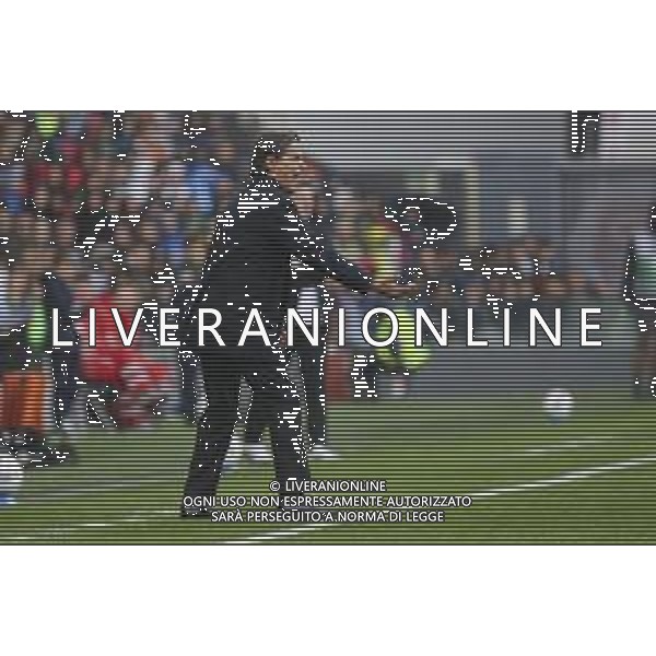 Simone Inzaghi Head Coach of Inter FC gestures during Udinese FC vs FC Internazionale, 6° Serie A Enilive 2024-25 game at Bluenergy stadium in Udine (UD), Italy, on September 28, 2024. (Photo by Davide Casentini)/AGENZIA ALDO LIVERANI SAS
