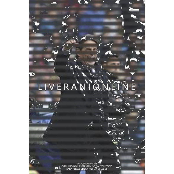 Simone Inzaghi Head Coach of Inter FC gestures during Udinese FC vs FC Internazionale, 6° Serie A Enilive 2024-25 game at Bluenergy stadium in Udine (UD), Italy, on September 28, 2024. (Photo by Davide Casentini)/AGENZIA ALDO LIVERANI SAS