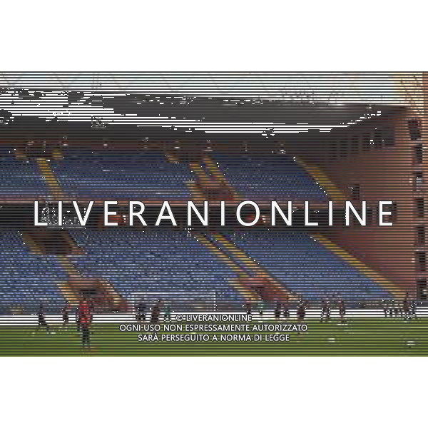 Genoa vs Juventus nella foto spalti vuoti, partita a porte chiuse Genova 28-09-2024 Stadio Luigi Ferraris - Marassi Campionato Serie A Enilive - 6a giornata foto Roberto Garavaglia/Agenzia Aldo Liverani sas/AGENZIA ALDO LIVERANI SAS