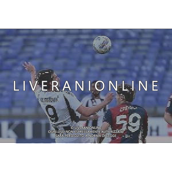 Genoa vs Juventus nella foto Dusan Vlahovic (Juventus) Genova 28-09-2024 Stadio Luigi Ferraris - Marassi Campionato Serie A Enilive - 6a giornata foto Roberto Garavaglia/Agenzia Aldo Liverani sas/AGENZIA ALDO LIVERANI SAS