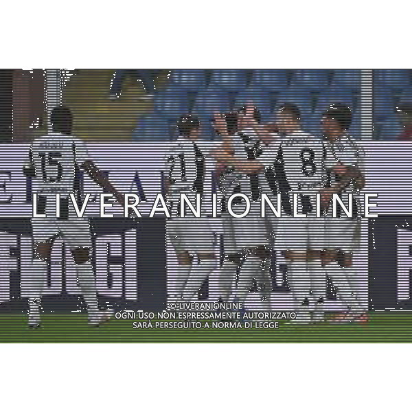 Genoa vs Juventus nella foto esultanza Juventus dopo il gol del 2 a 0 Genova 28-09-2024 Stadio Luigi Ferraris - Marassi Campionato Serie A Enilive - 6a giornata foto Roberto Garavaglia/Agenzia Aldo Liverani sas/AGENZIA ALDO LIVERANI SAS
