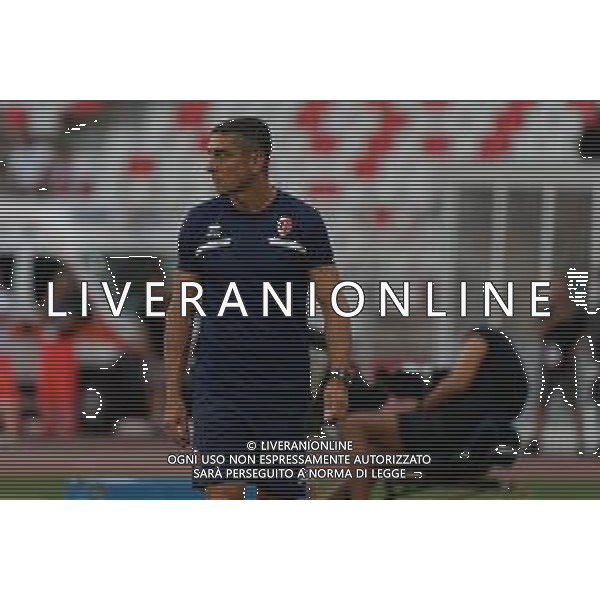 TVEM September 28, 2024 Bari, Italy - SSC Bari vs Cosenza Calcio - Italian soccer serie B 2024/25 - San Nicola Stadium. In the pic: coach Moreno Longo of SSC Bari foto emmanuele mastrodonato-ag aldo liverani sas