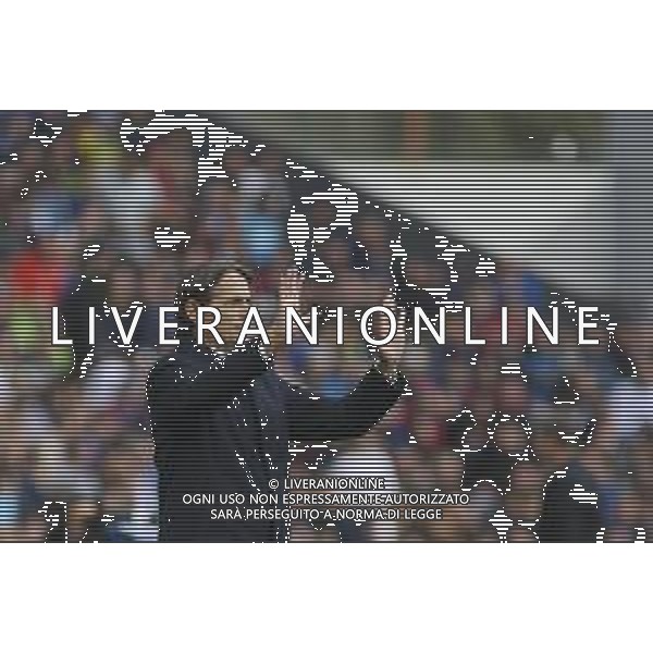 Simone Inzaghi Head Coach of Inter FC gestures during Udinese FC vs FC Internazionale, 6° Serie A Enilive 2024-25 game at Bluenergy stadium in Udine (UD), Italy, on September 28, 2024. (Photo by Davide Casentini)/AGENZIA ALDO LIVERANI SAS