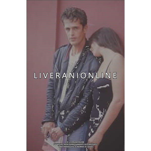 DIAP-RETROSPETTIVA RUPERT EVERETT ATTORE NELLA FOTO RUPERT EVERETT CON ANNABEL BROOKS A VENEZIA ANNO 1987 AG ALDO LIVERANI SAS  