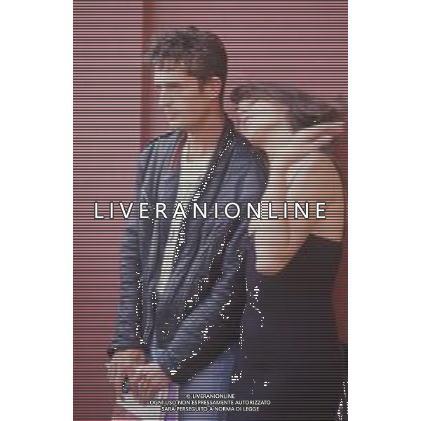 DIAP-RETROSPETTIVA RUPERT EVERETT ATTORE NELLA FOTO RUPERT EVERETT CON ANNABEL BROOKS A VENEZIA ANNO 1987 AG ALDO LIVERANI SAS  