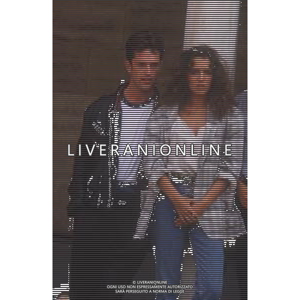 DIAP-RETROSPETTIVA RUPERT EVERETT ATTORE NELLA FOTO RUPERT EVERETT CON VALERIA GOLINO A VENEZIA NELL\'ANNO 1987 AG ALDO LIVERANI SAS