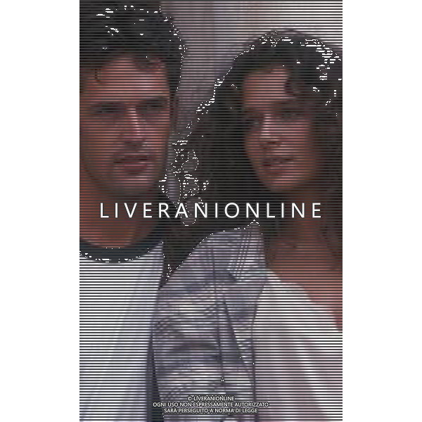 DIAP-RETROSPETTIVA RUPERT EVERETT ATTORE NELLA FOTO RUPERT EVERETT CON VALERIA GOLINO A VENEZIA NELL\'ANNO 1987 AG ALDO LIVERANI SAS