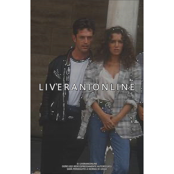 DIAP-RETROSPETTIVA RUPERT EVERETT ATTORE NELLA FOTO RUPERT EVERETT CON VALERIA GOLINO A VENEZIA NELL\'ANNO 1987 AG ALDO LIVERANI SAS